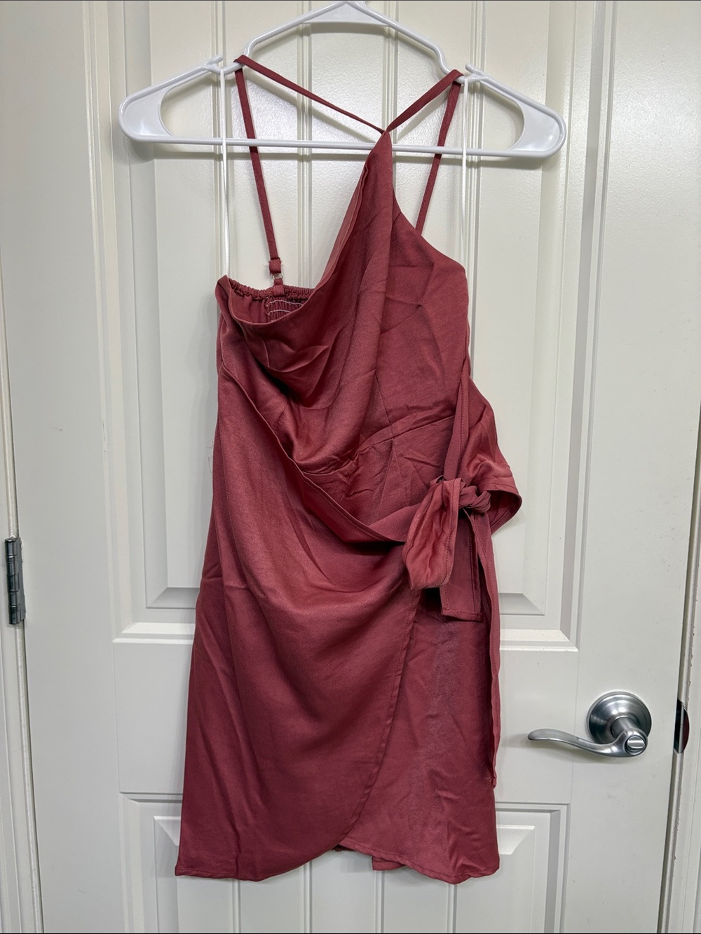 NWT Hello Molly Wrap Dress in Dusty Rose